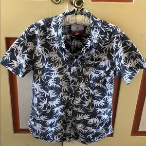 Teens black/white short sleeves shirt